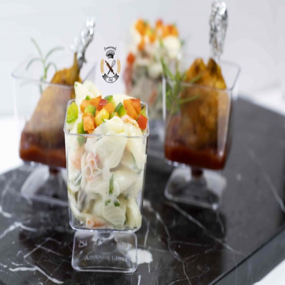 شات سالاد ماکارانی